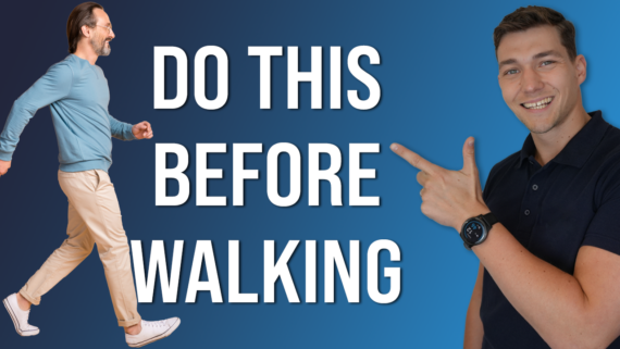 In this episode, Farnham's leading over-50's physiotherapist, Will Harlow, reveals 3 simple exercises to do just before you start walking for less pain and better mobility.