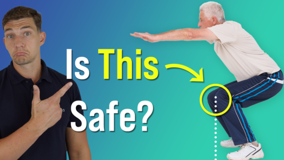 In this episode, Farnham's leading over-50's physiotherapist, Will Harlow, reveals whether or not it is SAFE for people over fifty to squat with their knees over their toes.