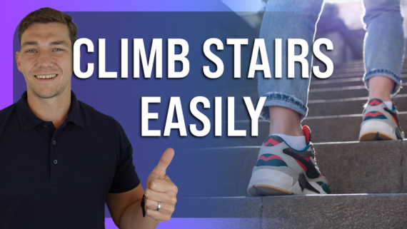 In this episode, Farnham's leading over-50's physiotherapist, Will Harlow, reveals 3 exercises to help you climb stairs with ease.