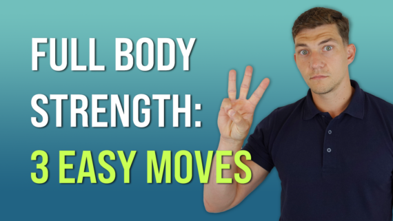 In this episode, Farnham's leading over-50's physiotherapist, Will Harlow, reveals 3 exercises to build strength throughout the body, perfect for people over age 50!