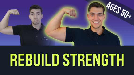 In this episode, Farnham's leading over-50's physiotherapist, Will Harlow, gives one incredible trick for building strength and muscle over age 50!